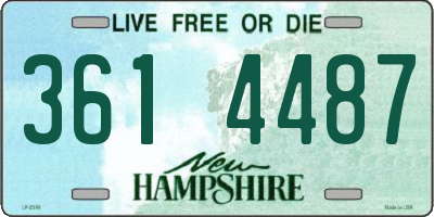 NH license plate 3614487