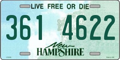NH license plate 3614622