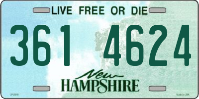 NH license plate 3614624