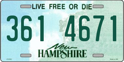 NH license plate 3614671