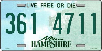 NH license plate 3614711