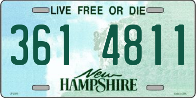 NH license plate 3614811