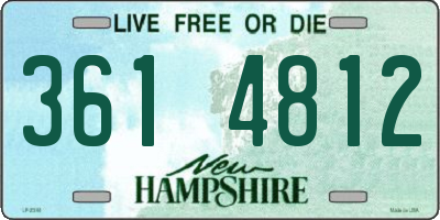 NH license plate 3614812