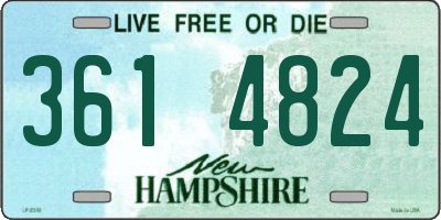 NH license plate 3614824