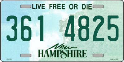 NH license plate 3614825