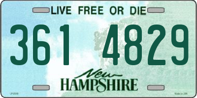NH license plate 3614829