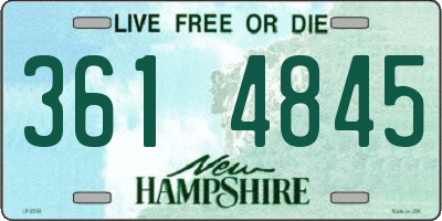NH license plate 3614845