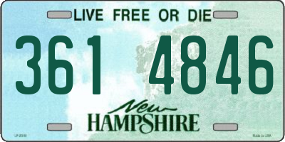 NH license plate 3614846
