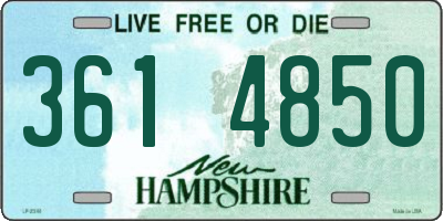 NH license plate 3614850