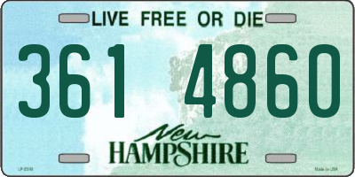 NH license plate 3614860