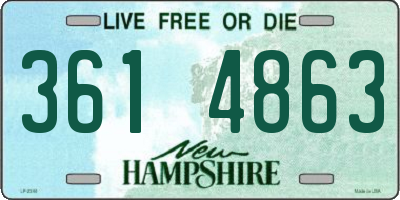 NH license plate 3614863
