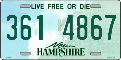 NH license plate 3614867