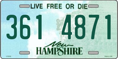 NH license plate 3614871