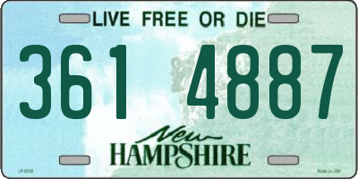 NH license plate 3614887