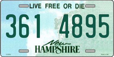 NH license plate 3614895