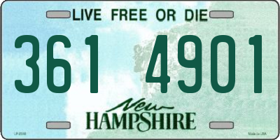 NH license plate 3614901