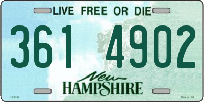 NH license plate 3614902