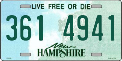 NH license plate 3614941