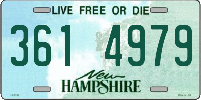 NH license plate 3614979