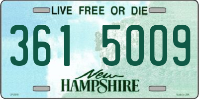 NH license plate 3615009