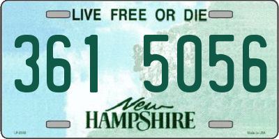 NH license plate 3615056