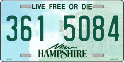 NH license plate 3615084