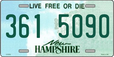NH license plate 3615090