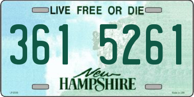 NH license plate 3615261