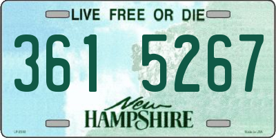 NH license plate 3615267