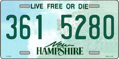 NH license plate 3615280