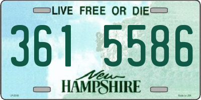NH license plate 3615586