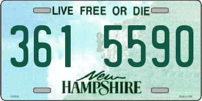 NH license plate 3615590