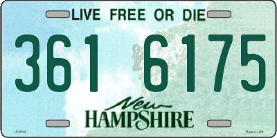 NH license plate 3616175