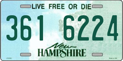 NH license plate 3616224