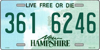 NH license plate 3616246