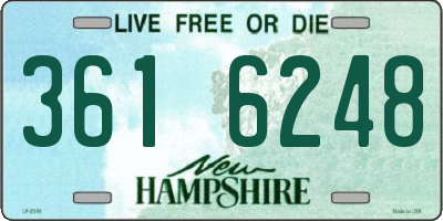 NH license plate 3616248