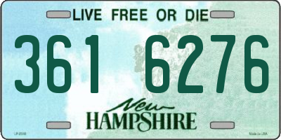 NH license plate 3616276