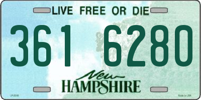 NH license plate 3616280