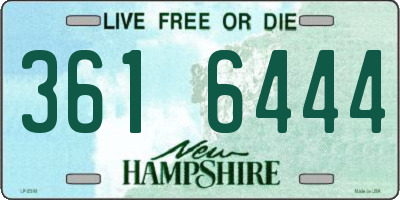 NH license plate 3616444
