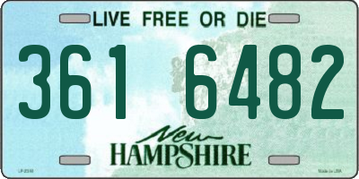 NH license plate 3616482