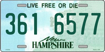 NH license plate 3616577