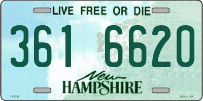 NH license plate 3616620