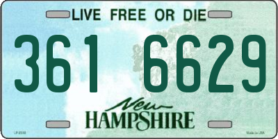 NH license plate 3616629