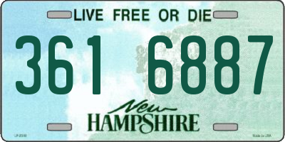 NH license plate 3616887