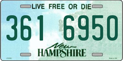 NH license plate 3616950