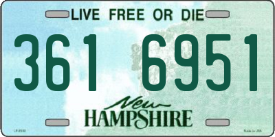 NH license plate 3616951