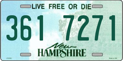 NH license plate 3617271