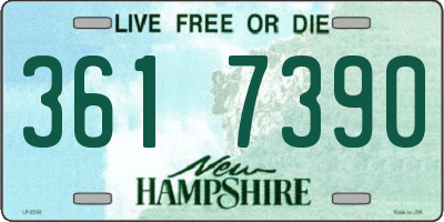 NH license plate 3617390