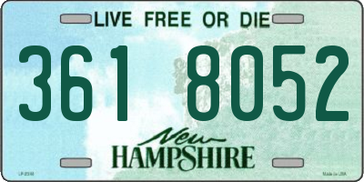 NH license plate 3618052
