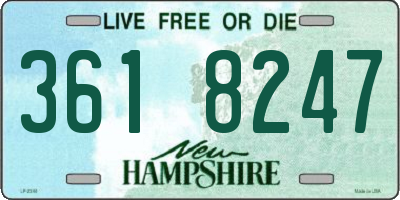 NH license plate 3618247